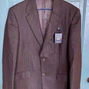 Men’s Club Room brown herringbone suit jacket